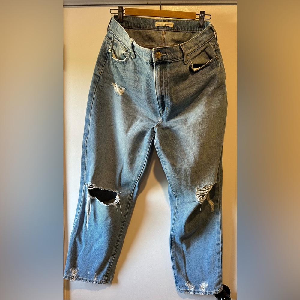 Current Elliot women’s Distressed Blue Jeans
